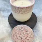 Glass terazzo classic candle jar