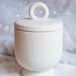 Ring lid candle jar