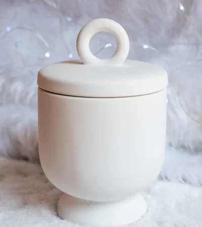 Ring lid candle jar